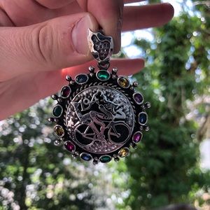 Bicycle day pendant